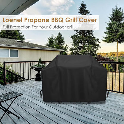 BBQ Grill Cover for Captiva Designs Propane Gas Griddle Grill Combo, Waterproof Outdoor Propane Grills Covers for Grill and Griddle Combo - 67" L x 21" W x 42" H