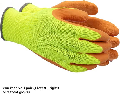 SHOWA Atlas 300 Original 1994 Crinkle Grip Work Gloves,for Construction, Landscaping, Gardening, & Masonry