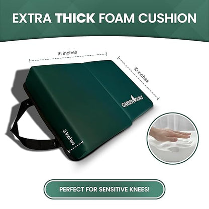 Garden Guru Extra Thick Gardening Kneeling Kneeler Pad – Ultra Soft Foam Cushion Padding for Knee – Water Resistant - Garden Kneeler Mat for Yard Work, Household Chores,Roofing & More - 1 Case (8 Pcs)