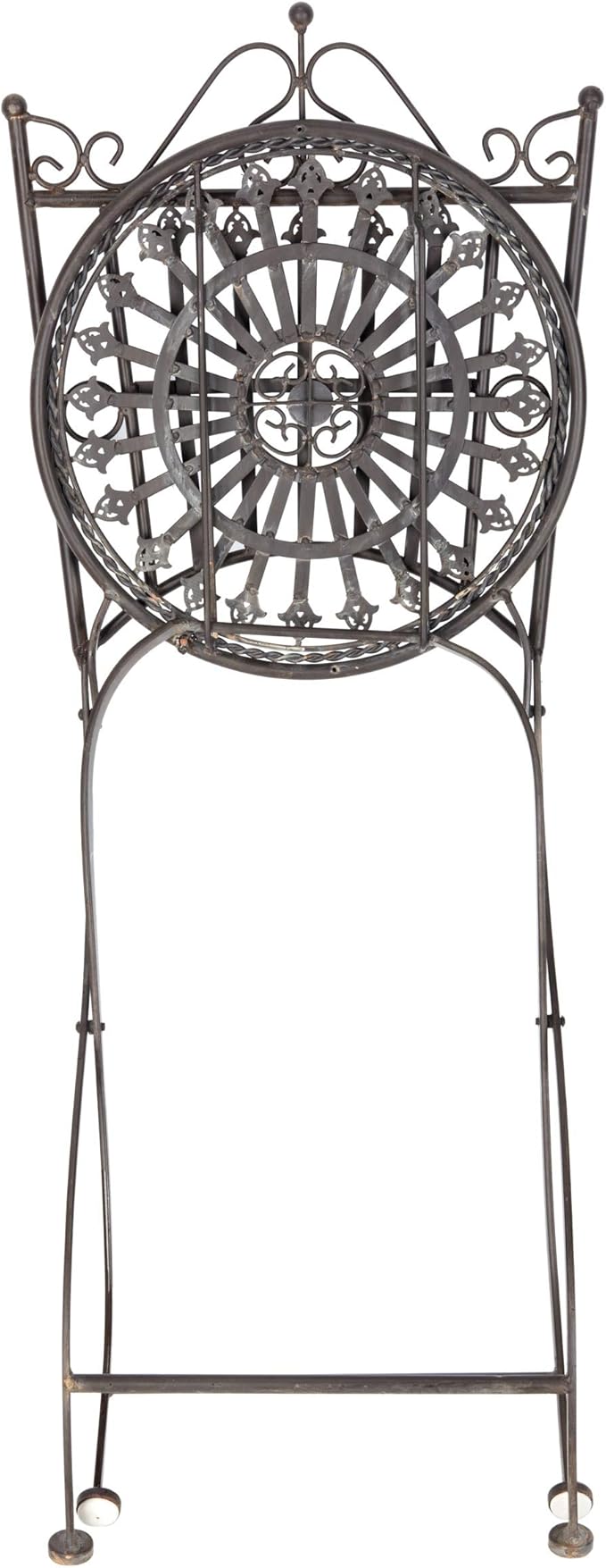SAFAVIEH PAT5020A Outdoor Collection Belen Pearl White 3-Piece Bistro Set