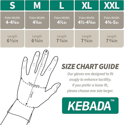 Kebada T3 Winter Work Gloves for Men and Women, Warm Knit Cold Weather Work Gloves, Thermal Insulated Freezer Gloves, 100% Latex Coating Non-slip Grip, Long Wrist Design, 1 Pair, Orange, Large
