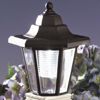 Bits and Pieces - Solar Yorkie Lantern-Solar Powered Garden Lantern - Resin Dog Sculpture with LED Light - Yorkshire Terrier - 13.5" Tall