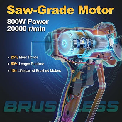 Brushless Electric Pruning Shears Compatible with DEWALT 20V MAX Battery, Professional Cordless Pruner for Tree & Garden Maintenance, 35mm One-Cut Capacity, SK5 Blades, Tool Only