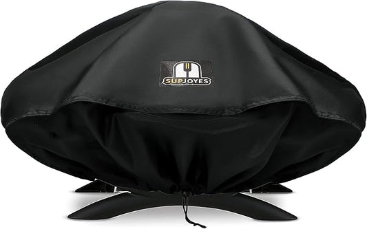 Grill Cover for Weber Q Series Grills, Portable BBQ Cover for Weber Q1200, Q1000 and Q100 Series