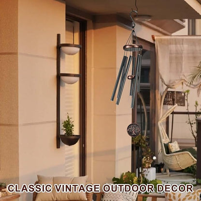 Wind Chimes for Outside, Vintage Tree of Life Deep Tone Wind Chime Outdoor Clearance, Memorial/Festivals/Birthday Gift for Mom Dad Women Grandma, Garden Porch Patio Decor (32" Tree of Life)