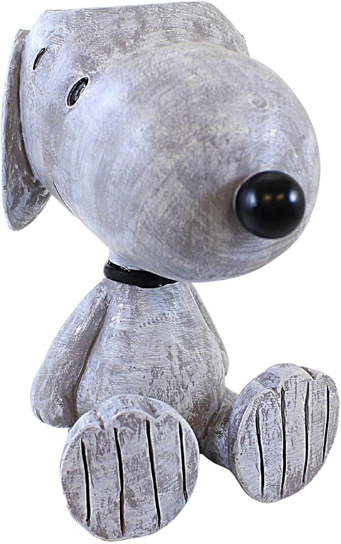 Roman Snoopy Planter, 8-inch Height, Resin, Stone Mix, Home, Garden, Outdoor