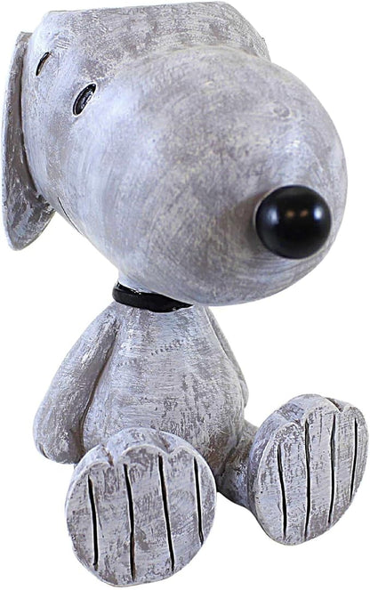 Roman Snoopy Planter, 8-inch Height, Resin, Stone Mix, Home, Garden, Outdoor