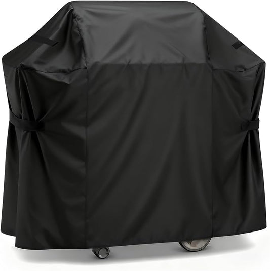 LBTING Grill Cover, 44-inch Heavy Duty 300D Oxford Waterproof Windproof UV Resistant BBQ Gas Grill Cover for Outdoor Barbecue Fit Most Brands Weber, Brinkmann, Char Broil, Holland