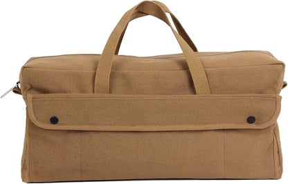 Rothco Canvas Jumbo Mechanic Tool Bag - Heavy-Duty Organization for Gear and Equipment