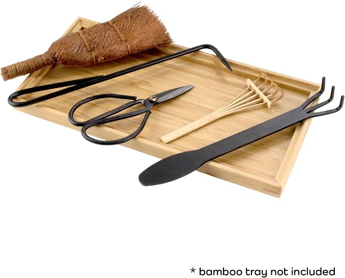 BambooMN Bonsai Tool Kit 5pc Basic Care Set - 10 Sets