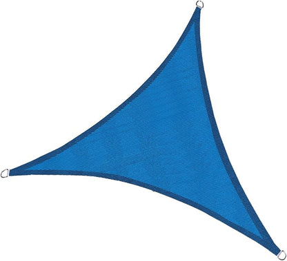 LOVE STORY 12' x 12' x 12' Triangle Blue Sun Shade Sail Canopy UV Block for Outdoor Patio Garden Backyard
