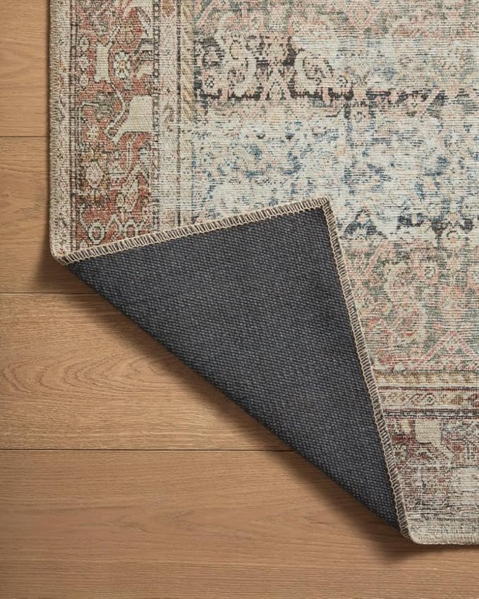 Loloi Amber Lewis Georgie Collection GER-09 Multi/Spice 2'-6" x 12'-0", .19" Pile Height, Runner Rug