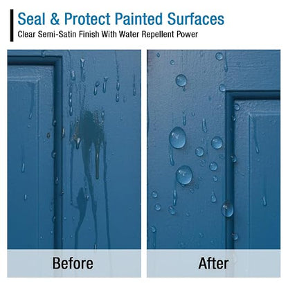 Rain Guard Water Sealers SP-9005 Paint Sealer 5 Gallon - Clear Semi-Satin Finish - Water Repellent Protection for All Painted Surfaces - Water-Based Silane/Siloxane Acrylic