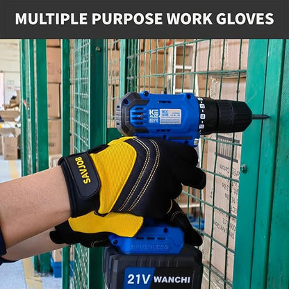 Thorn Proof&Puncture Resistant Gardening Gloves with Grip,Garden Glove for Women, Leather Yard Work Gifts