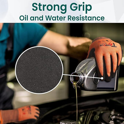 2 Pairs Highest Level Cut Resistant Gloves, ANSI A9 Cut Proof Work for Men & Women, Heavy Duty Touch-Screen Compatible, Durable for Fishing, XL