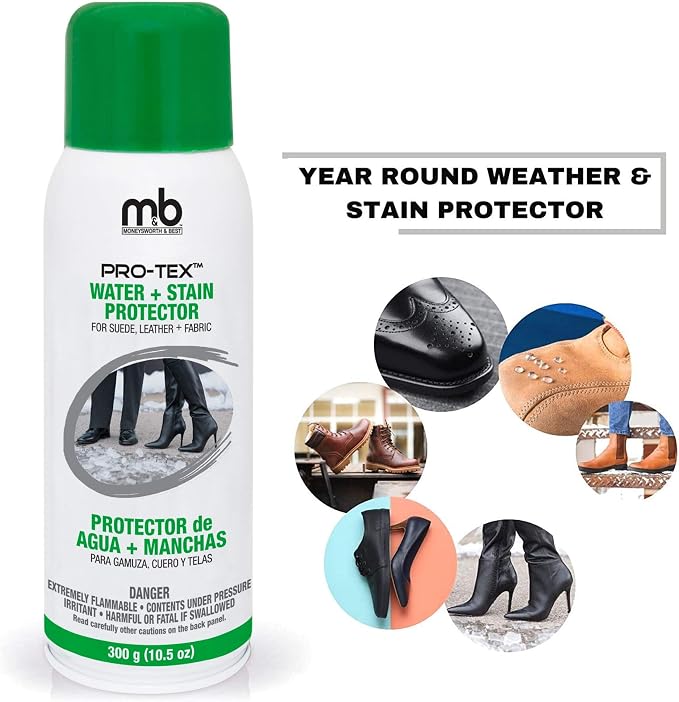 MONEYSWORTH & BEST | PRO-TEX WATER REPELLENT | FOR FOOTWEAR, APPAREL & ACCESSORIES | 300g / 10.6oz | MADE IN CANADA