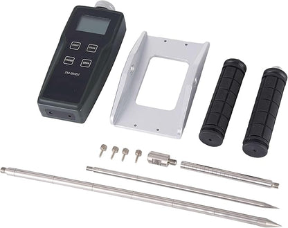 Digital Soil Penetrometer FM-204DJ Soil Compaction Tester Meter Gauge Ground Bearing Capacity Detector Test Tool (1.5V Batt Not Included)