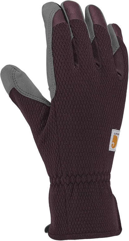 Carhartt Women's High Dexterity Padded Palm Touch Sensitive Long Cuff Glove
