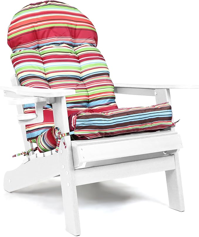 Adirondack Chair Cushion, Rocking Chair Cushions High Back, Thickened Patio Chair pad for Indoor and Outdoor, 44''L x 19''W x 4''H