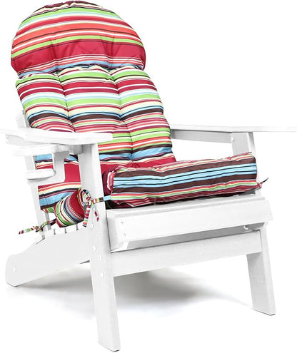 Adirondack Chair Cushion, Rocking Chair Cushions High Back, Thickened Patio Chair pad for Indoor and Outdoor, 44''L x 19''W x 4''H