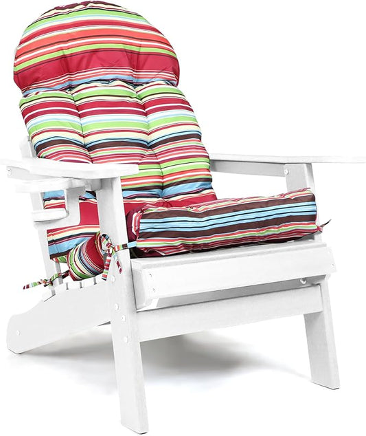 Adirondack Chair Cushion, Rocking Chair Cushions High Back, Thickened Patio Chair pad for Indoor and Outdoor, 44''L x 19''W x 4''H