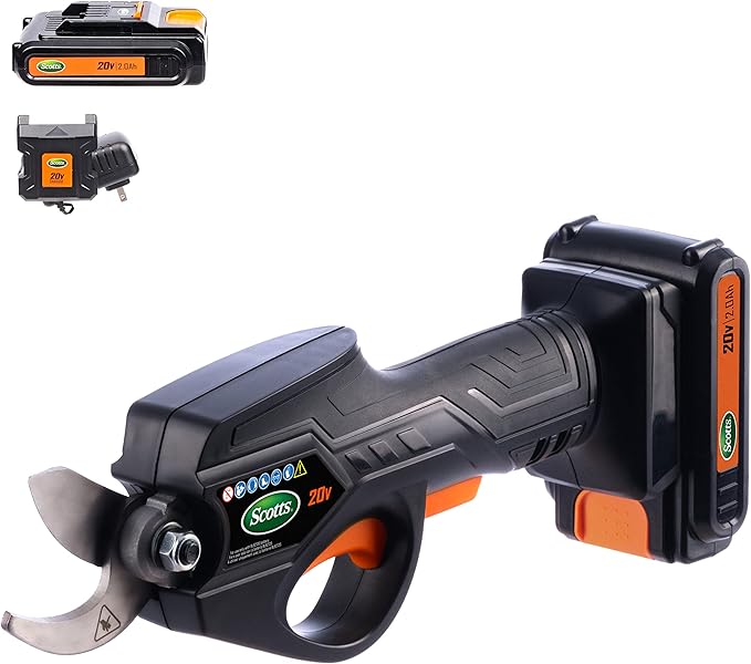 Scotts Outdoor Power Tools 20 Volt Cordless Pruner Battery and Charger Included