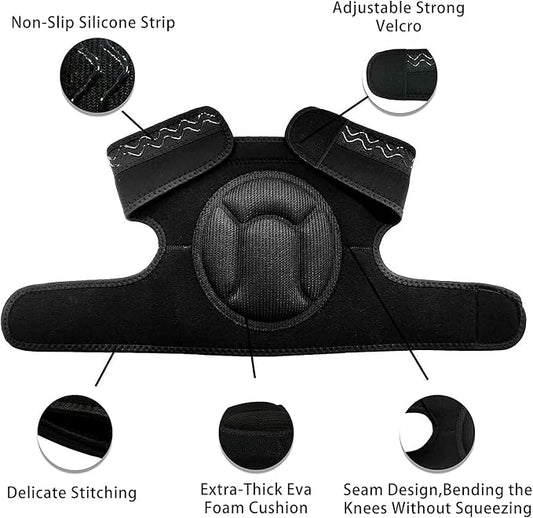 Women Men Knee Pad Suitable for House Working, Floor and Carpet Cleaning, Gardening Maintain, Construction Work, High Elastic Fabric Men Knee Pads Protect Knee Safety