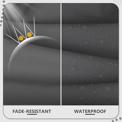 22" x 22" x 6" Outdoor Deep Seat Cushions Set - 2 Set Waterproof & Fade Resistant Patio Furniture Replacement Cushions, Non-Slip Outdoor Cushions Fit Loveseats, Couches, Chairs, and Sofas.
