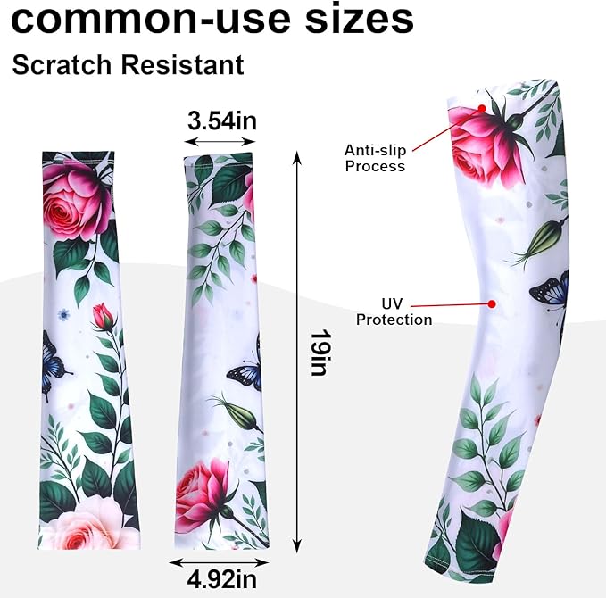 Ultra-Thin Sun Protection Security Gardening Sleeves Flowers Thorn Proof Cooling Arm Sleeves to Cover Arms