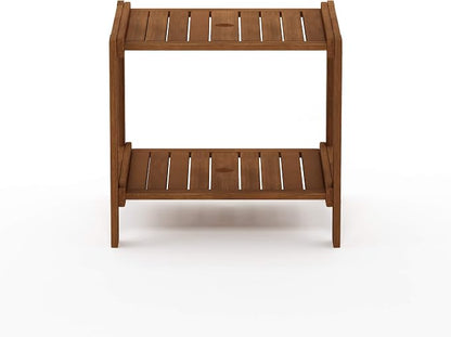 Furinno FG19840T Tioman Hardwood Mississippi Side Table, Natural