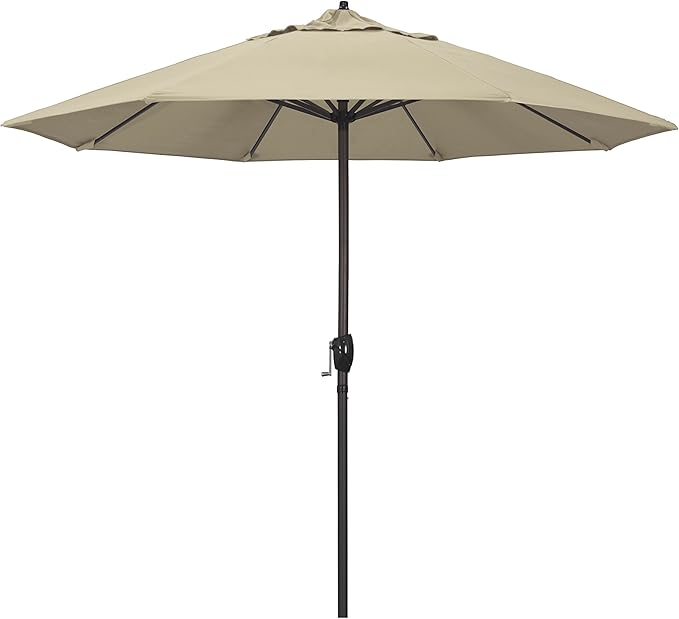 California Umbrella 9' Rd Sunbrella Aluminum Patio Umbrella