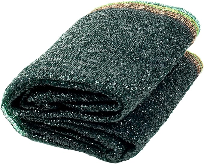 Cool Area 40% 8x12ft Sunblock Shade Cloth Cover Mesh UV Resistant Net for Garden Flower Plant Greenhouse, Dark Green