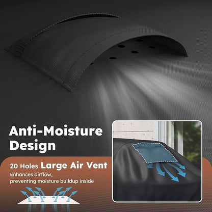 MR. COVER Grill Cover 48 Inch for Weber Spirit 200 Series, 600D BBQ Cover for Weber Grill Cover- Outdoor Covers Waterproof Heavy Duty for Weber Spirit II 200 Series, Spirit 200, Spirit II E210