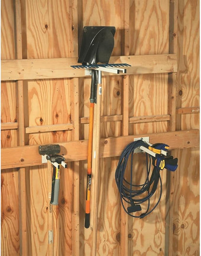 Gempler's Extra Long Tool Rack for Shovels, Spades, Rakes, and Brooms