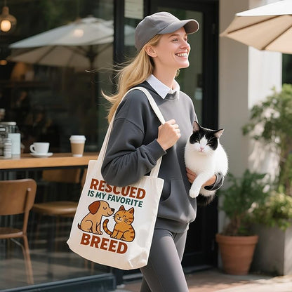 itgowisa Canvas Tote Bag for Women, Tote Bag with Zipper Inner Pocket, Zippered Canvas Bag for Shopping Work Grocery Everyday