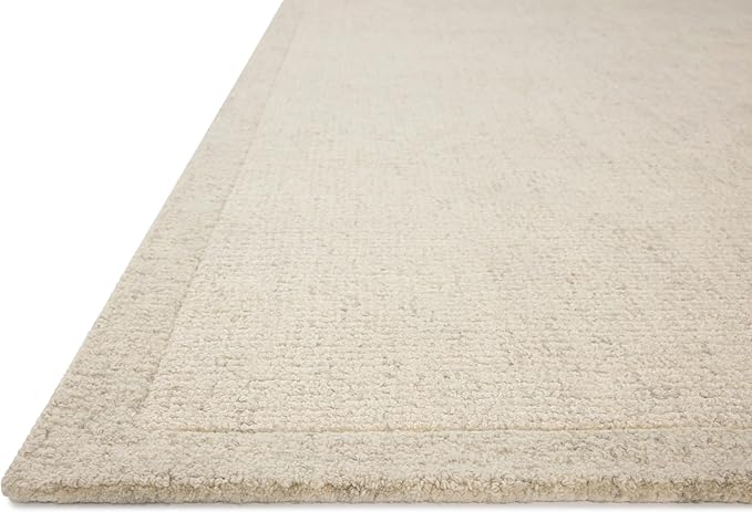Loloi Magnolia Home by Joanna Gaines Henley Collection HNY-01 Ivory/Smoke 8'-6" x 11'-6" Area Rug