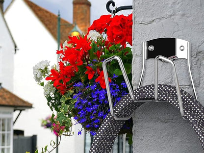 JBscoop Garden Hose Holder - 2 Sets Wall Mount for Water Hose and Extension Cords