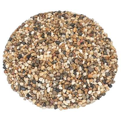 Landscaping Rocks,Landscaping Pebbles River Rocks Decorative Ornamental Pebbles Garden Landscaping Stones Gravel Filler for Home Decoration Flower Bed Fish Tank Plants Vases Succulents (5 Pounds)
