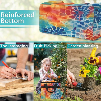 Garden Tool Bag Garden Tool Storage Bag with Pockets Handle Portable Garden Tote Bags for Women Men