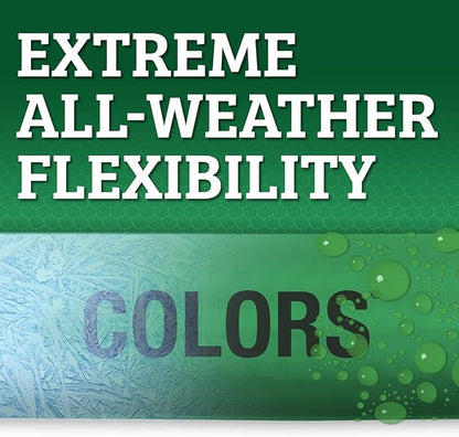 Flexzilla Colors Garden Hose 5/8 in. x 50 ft., Lightweight All-Weather Water Hose, Durable and Flexible, Leak-Free Connections, Forest Green