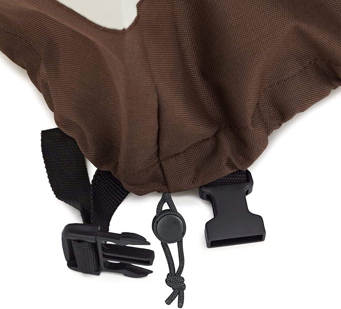 Amazon Basics 3-Seater Waterproof, Anti-UV, Durable, Outdoor Furniture Cover,Beige/Tan