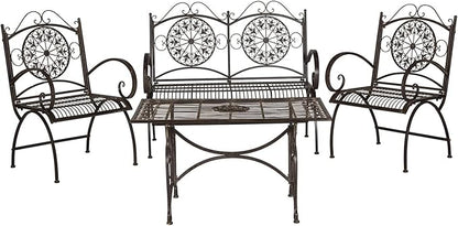 SAFAVIEH 4 Piece Outdoor Collection Sophie Patio Set