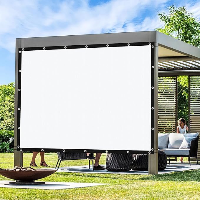 Artpuch Outdoor Pergola Shade Cover 4' X 15' Sun Shade Cloth with Grommets, 90% UV Protection Canopy Patio Privacy Screen (Customized Available) GN107, White