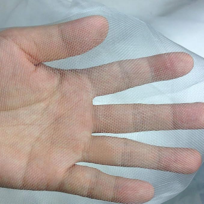 30x25Ft Mosquito Bug Insect Bird Fine Mesh Net Barrier Hunting Blind Garden Screen Netting for Protect Your Plant Fruits Flower