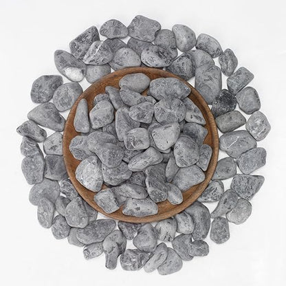 LOIOOJ Black Natural Gravel, 1-1.7 Inch Decorative Stones for Plants, Garden, and Landscaping – 20LB, Ideal for Walkways, Vases, Crafting, Home Decor, and Outdoor Landscaping
