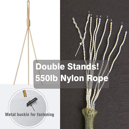 13 Inch 2 Pack Large Hanging Planters for Indoor Outdoor Plants, Plastic Hanging Basket Pots for House Plants Flowers, White