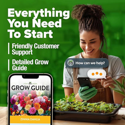 HOME GROWN 11,500+ Heirloom Lettuce Seeds - 10 Varieties Including Romaine, Buttercrunch, Iceberg, Kale & Spinach - Non-GMO USA Seeds for Planting Indoor, Outdoor & Hydroponic Gardens