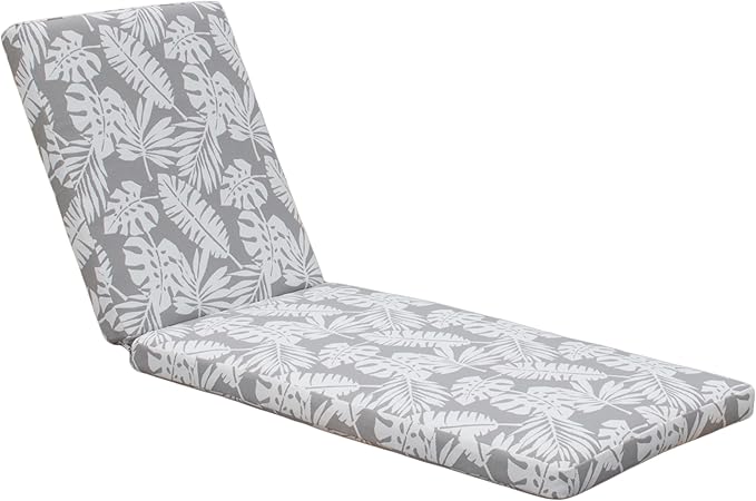 Tommy Bahama Chaise Cushion, 23" X 75" X 2.5", Tropical Chrome
