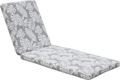 Tommy Bahama Chaise Cushion, 23" X 75" X 2.5", Tropical Chrome