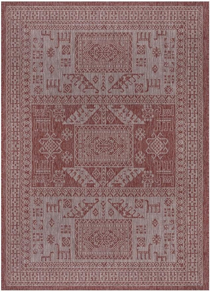 Keen Home Design Terrace Outdoor Area Rug - 6x9 Washable Indoor/Outdoor Rug for Patio, Kitchen, Balcony, Beach, Garden, Deck and Porch, Size: 6'x8'10"